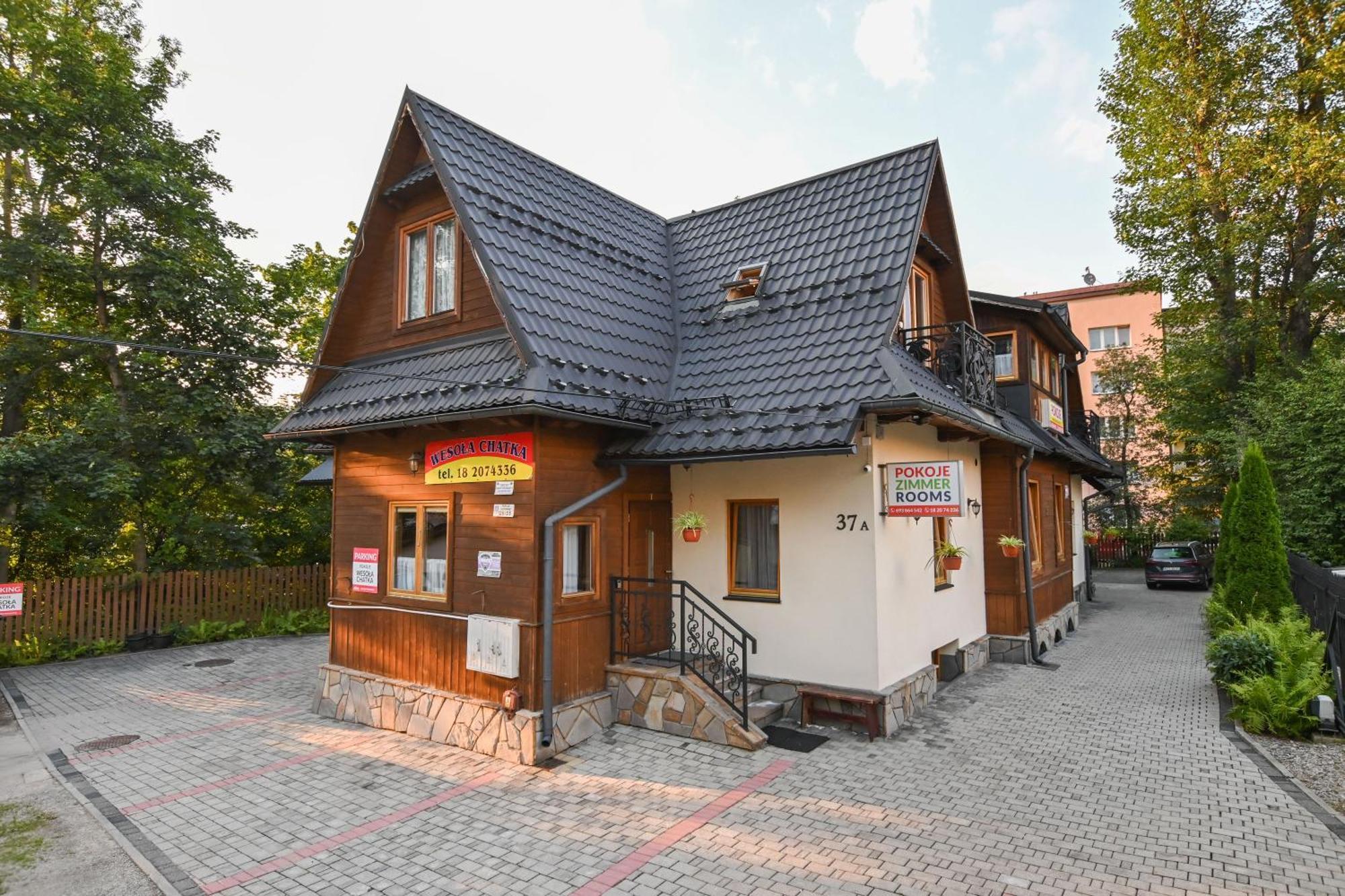 Wesola Chatka Zakopane - Krupowki 37A -Centrum Kültér fotó