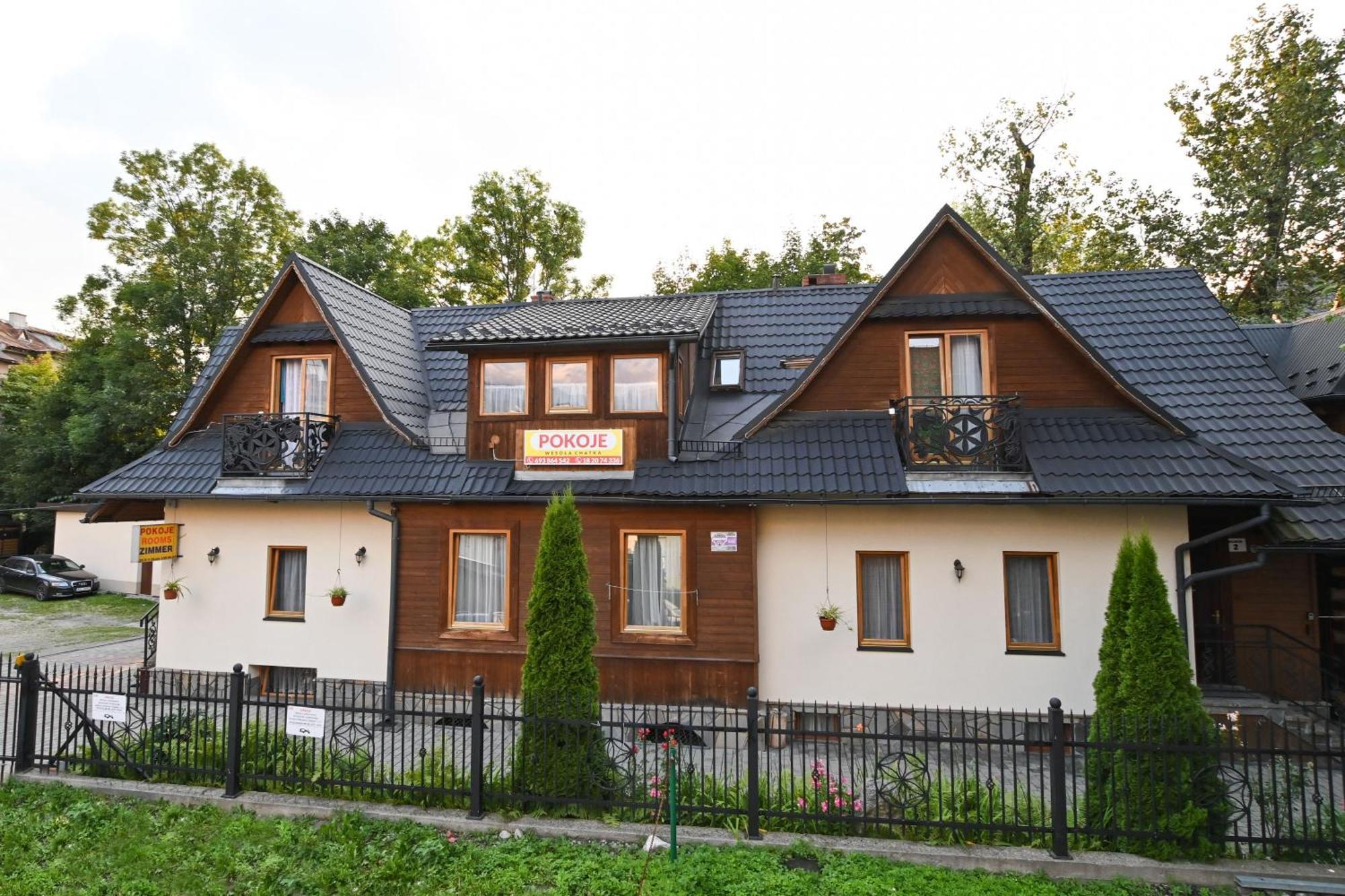 Wesola Chatka Zakopane - Krupowki 37A -Centrum Kültér fotó